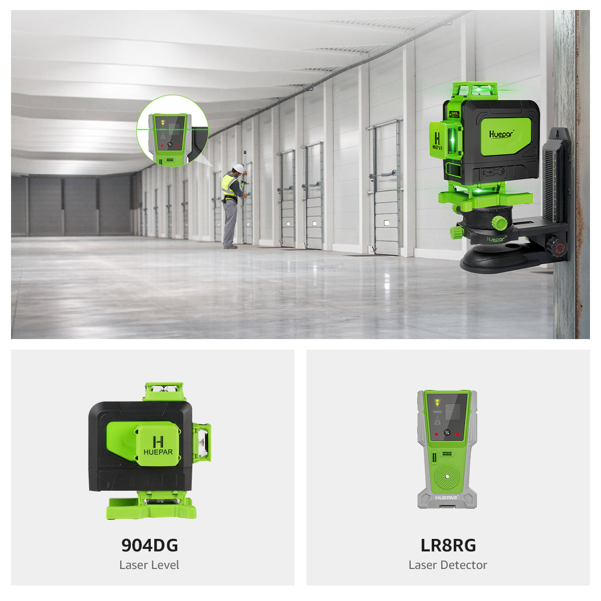 Huepar 904DG Laser Level - 4D Laser Levels