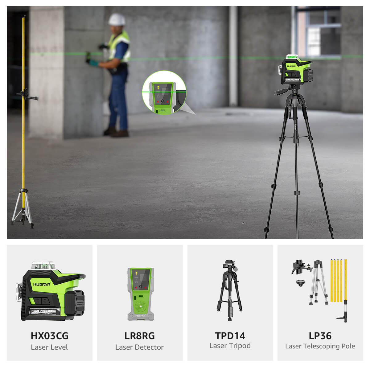 Huepar HX03CG Pro Kit Pro Kit -