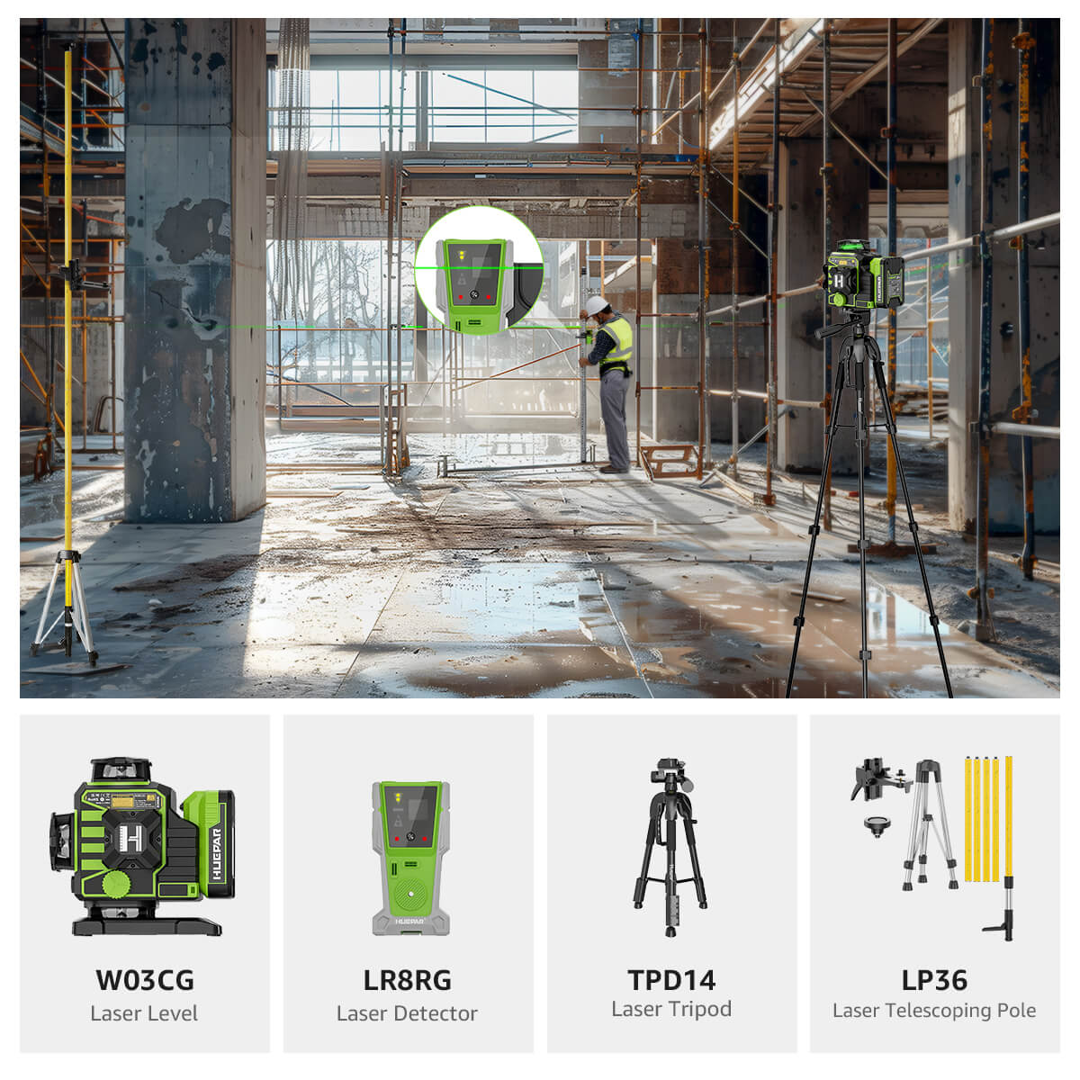 Huepar W03CG Pro Kit Pro Kit -