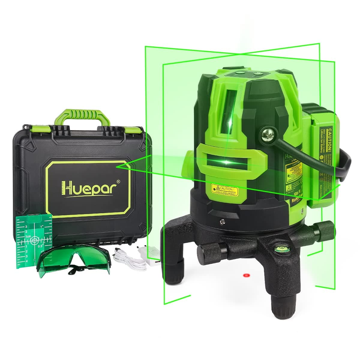 Huepar L141G Laser Level - Cross Line Laser Level