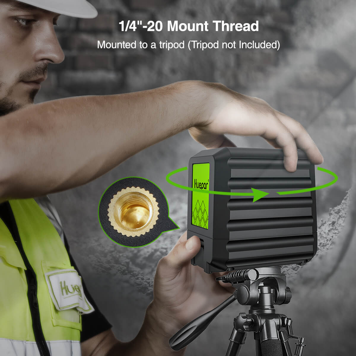 Huepar B011G Laser Level - Cross Line Laser Level