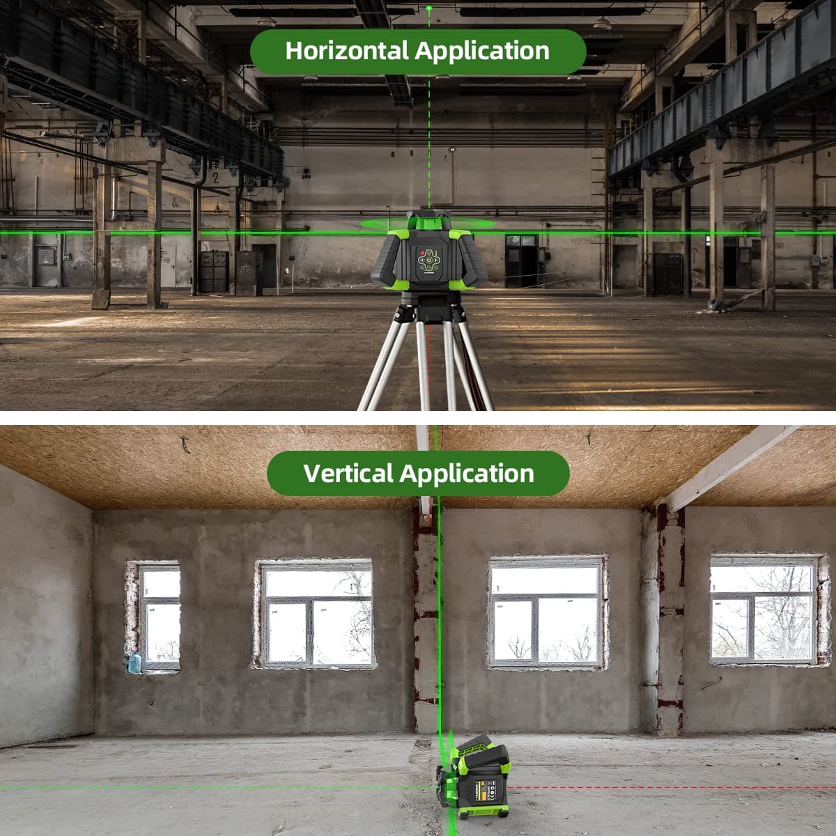 Huepar RL300HVG Laser Level - Rotary Laser Levels