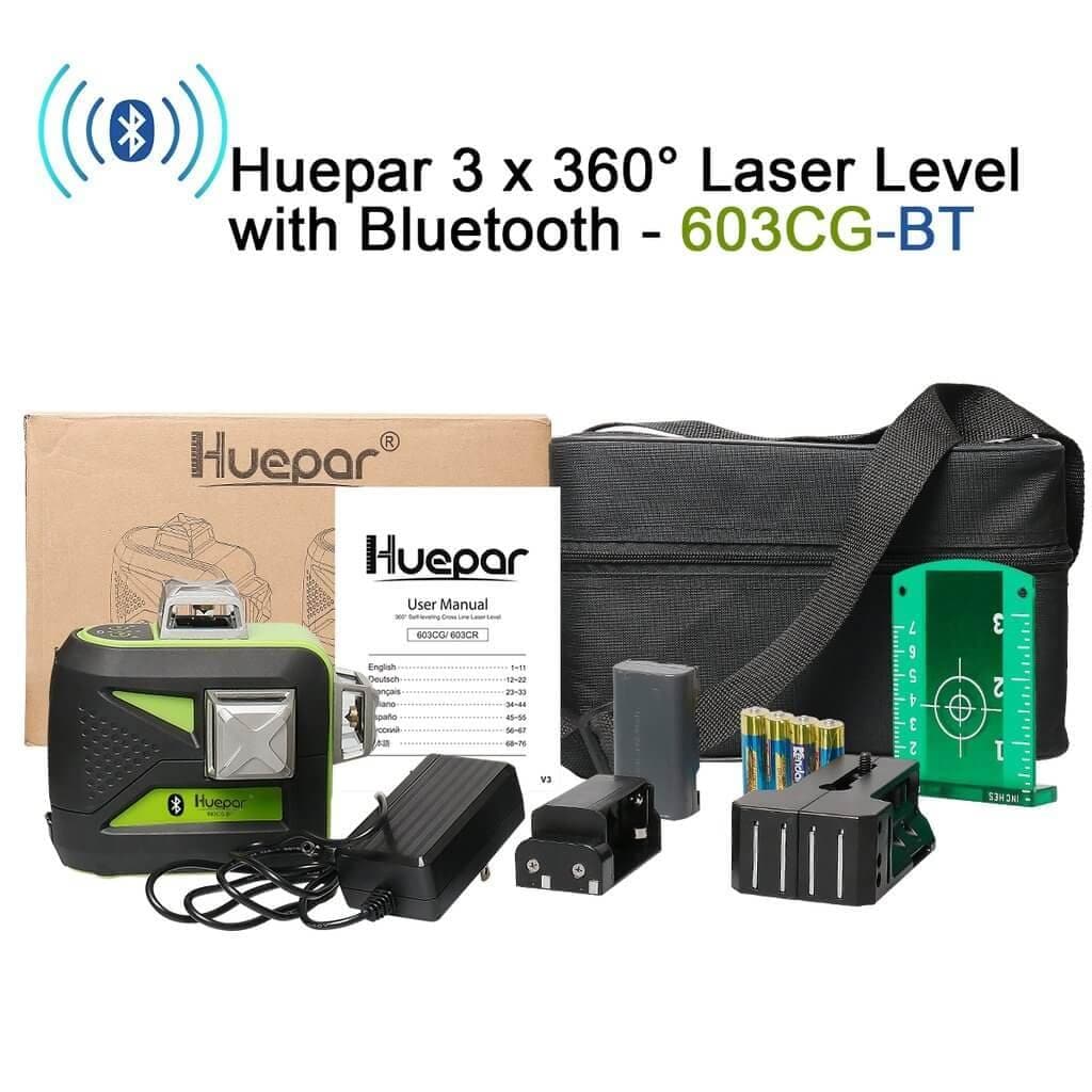 Huepar 603CG-BT Laser Level - 3D Laser Levels
