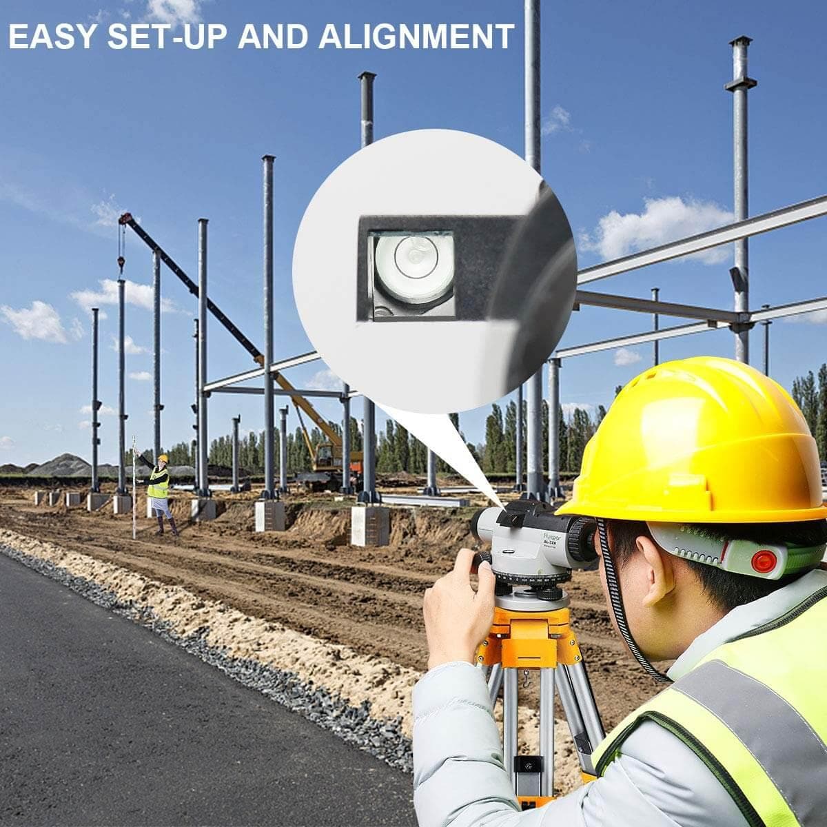 Huepar AL32X - Automatic Optical Level Measuring Tool - Automatic Optical Level