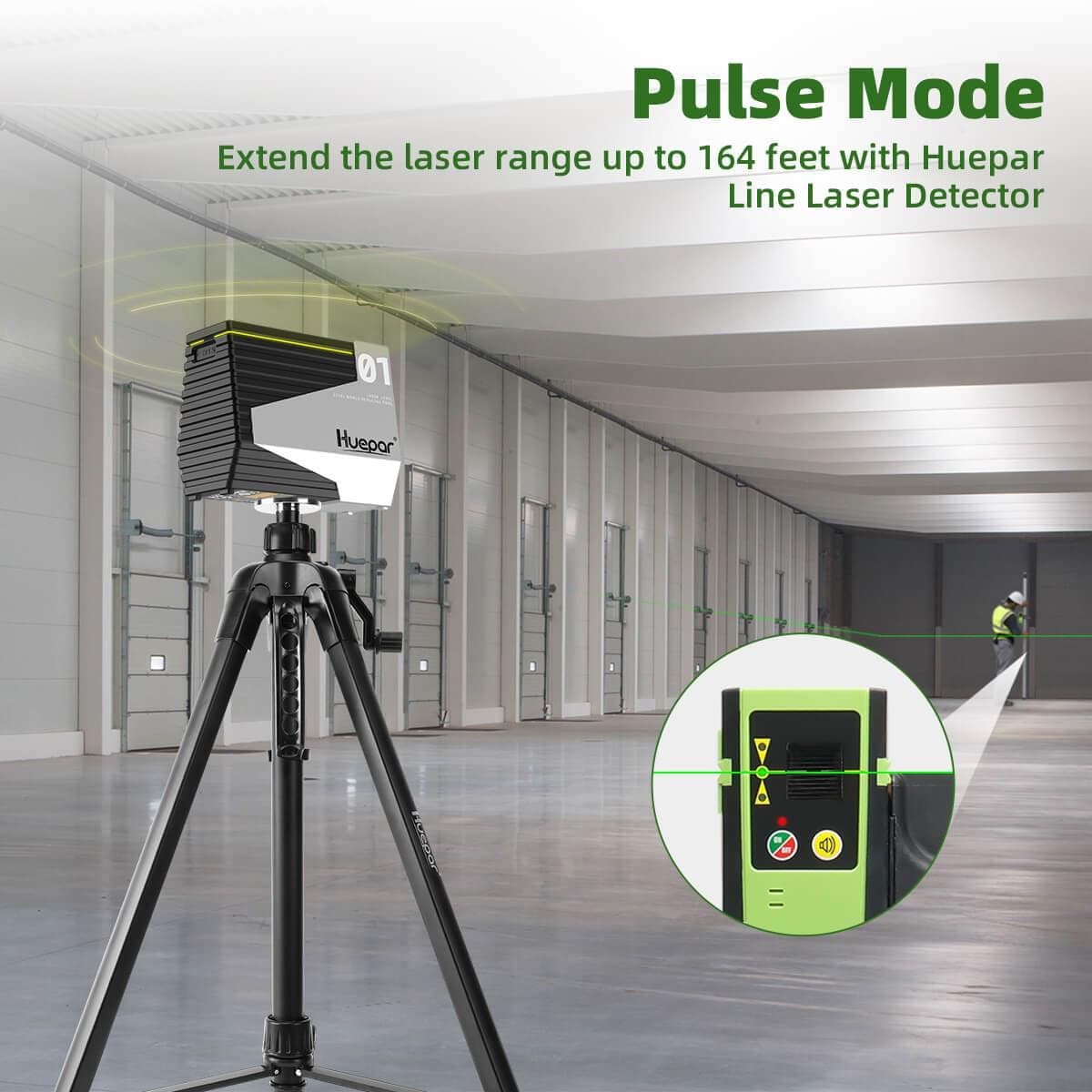 Huepar E011G Laser Level - Cross Line Laser Level