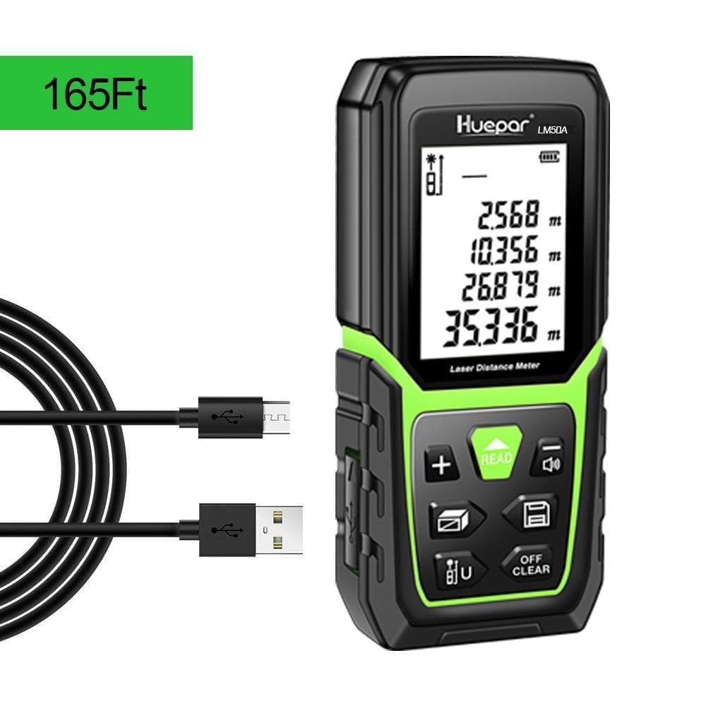 Huepar LM50A - 50M Laser Distance Meter - Laser Distance Meter