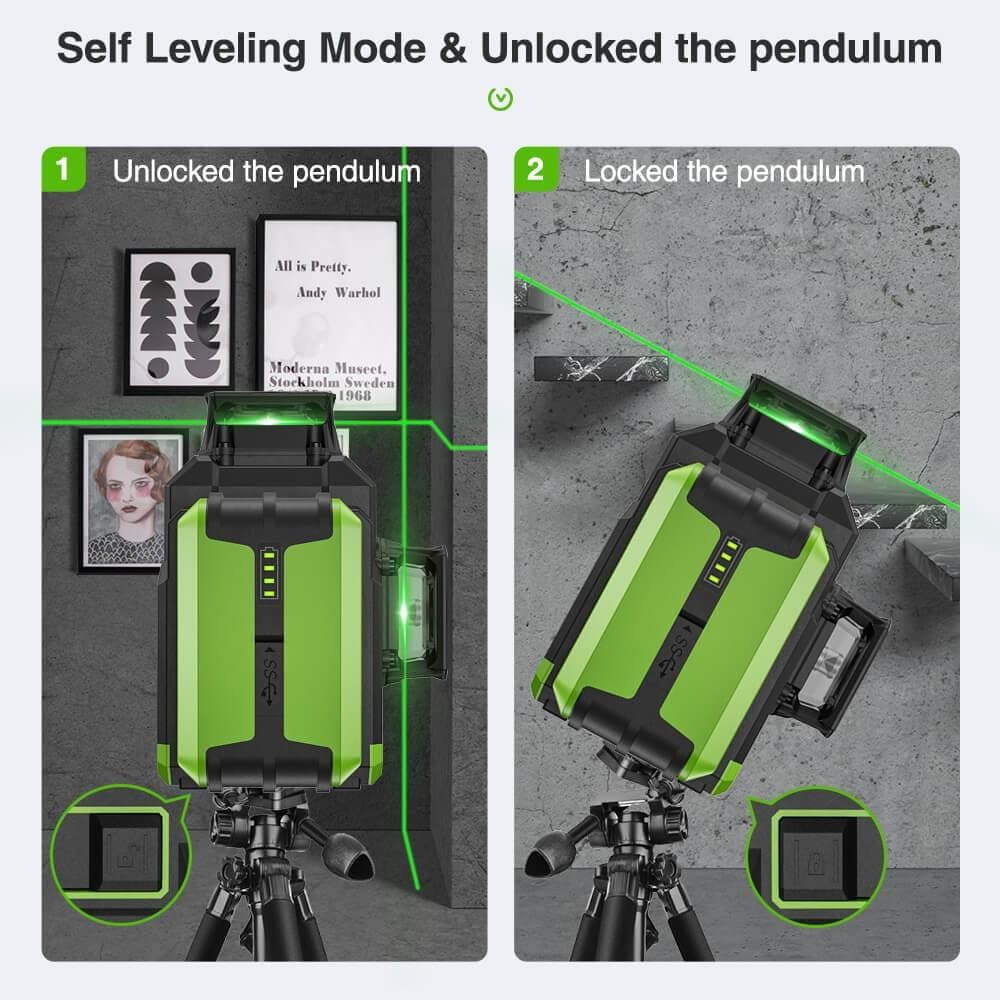 Huepar LS03CG Laser Level - 3D Laser Levels