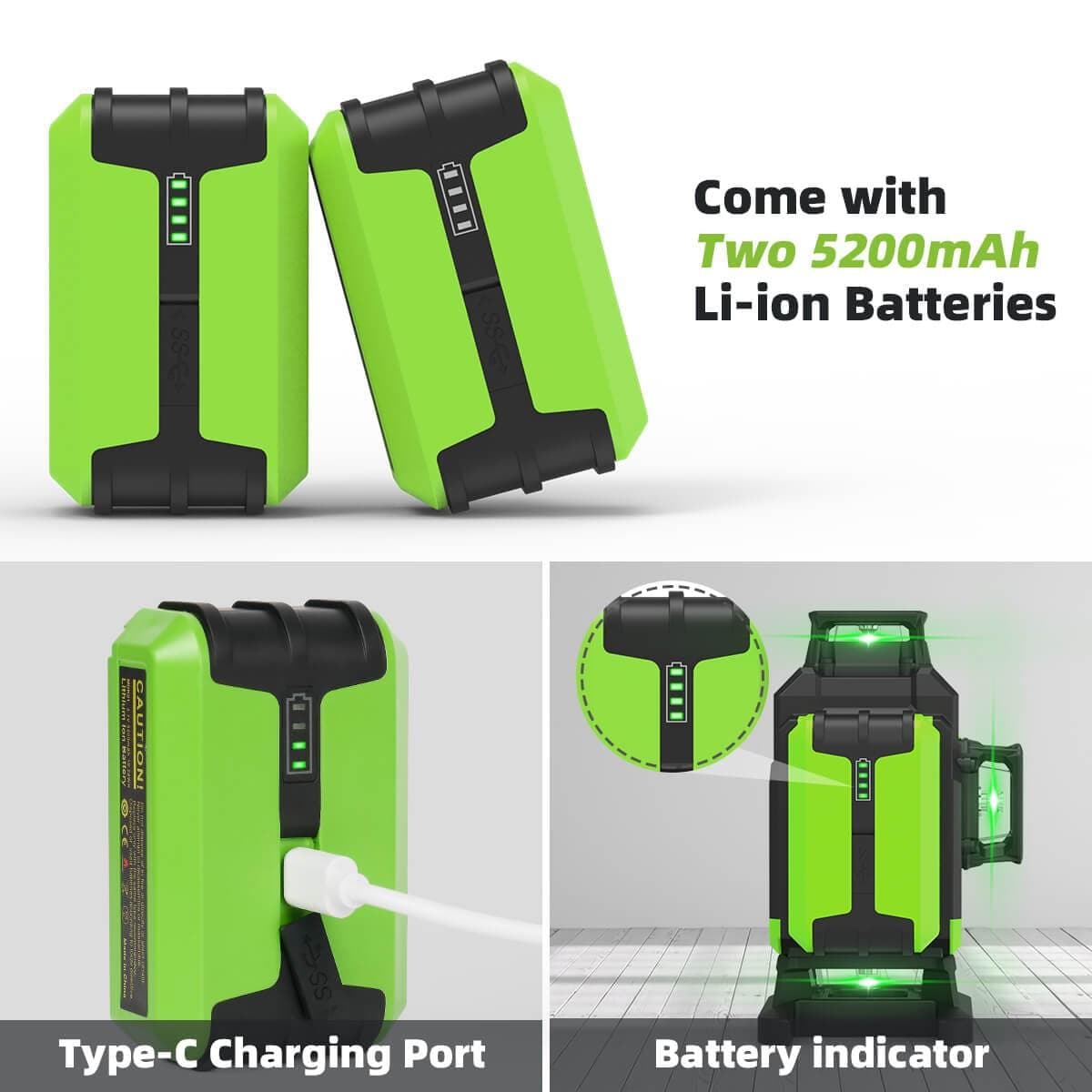 Huepar LS04CG Laser Level - 4D Laser Levels