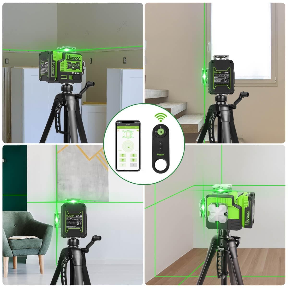 Huepar P03CG Laser Level - 3D Laser Levels