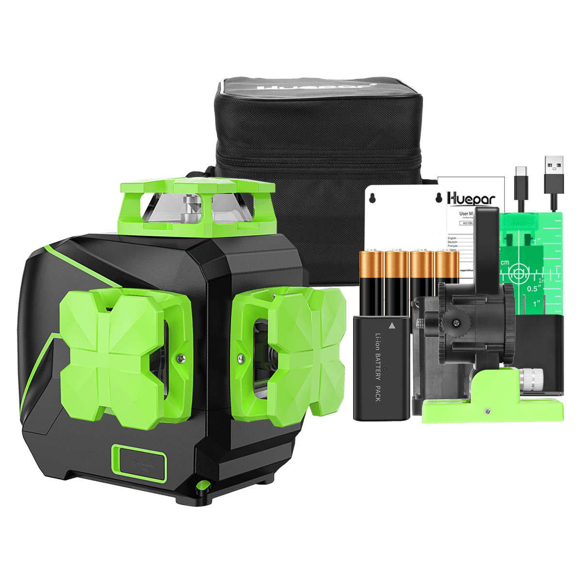 Huepar S03CG-L Laser Level - 3D Laser Levels