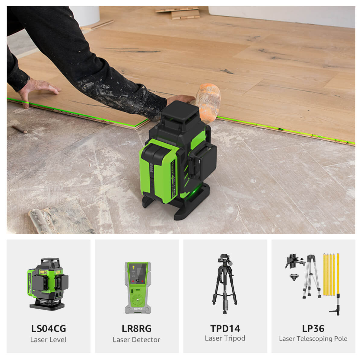 Huepar LS04CG Pro Kit Pro Kit -