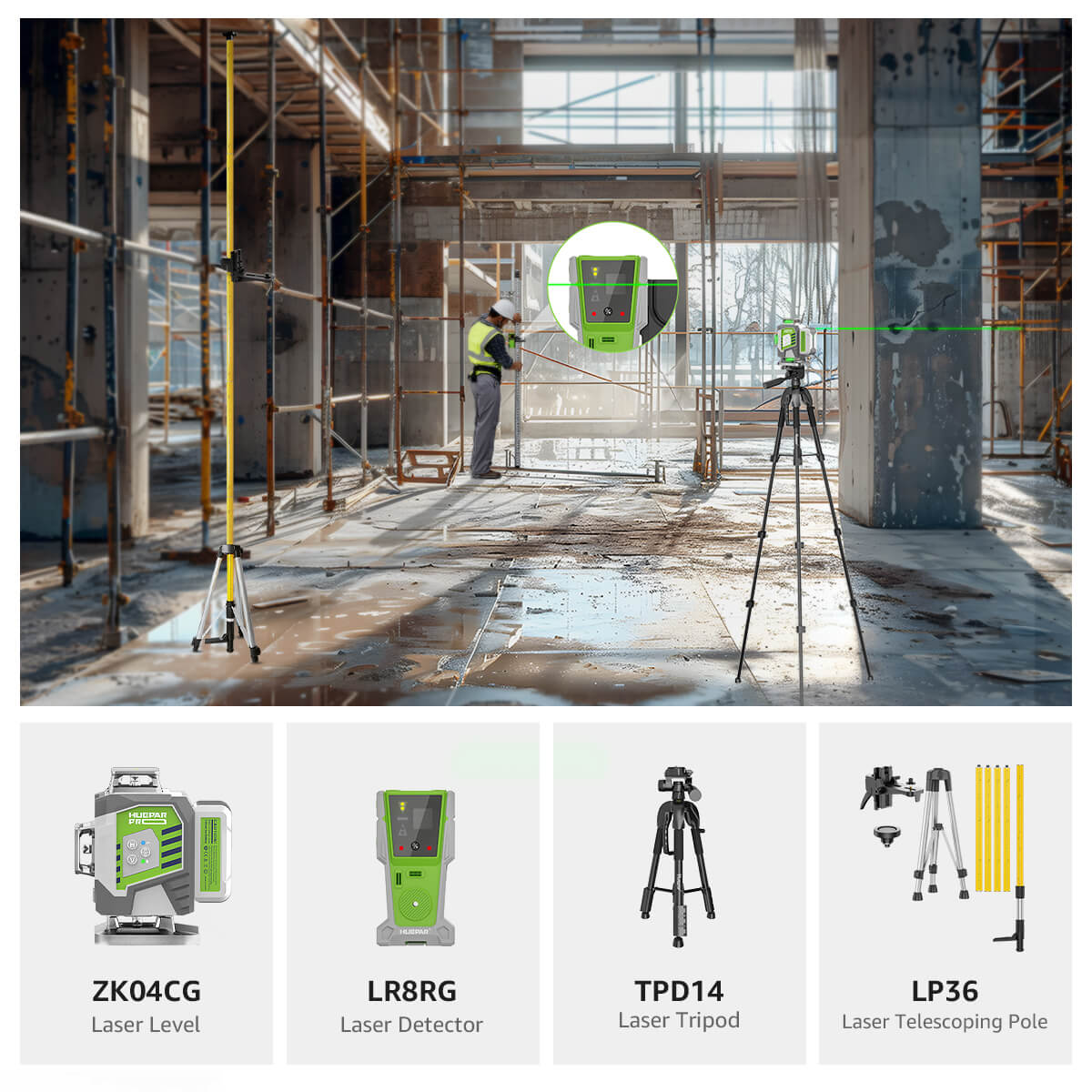 Huepar Pro ZK04CG Pro Kit Pro Kit -