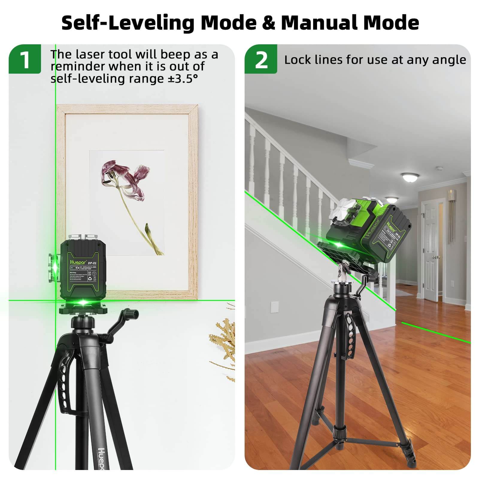 Huepar P03DG Laser Level - 3D Laser Levels