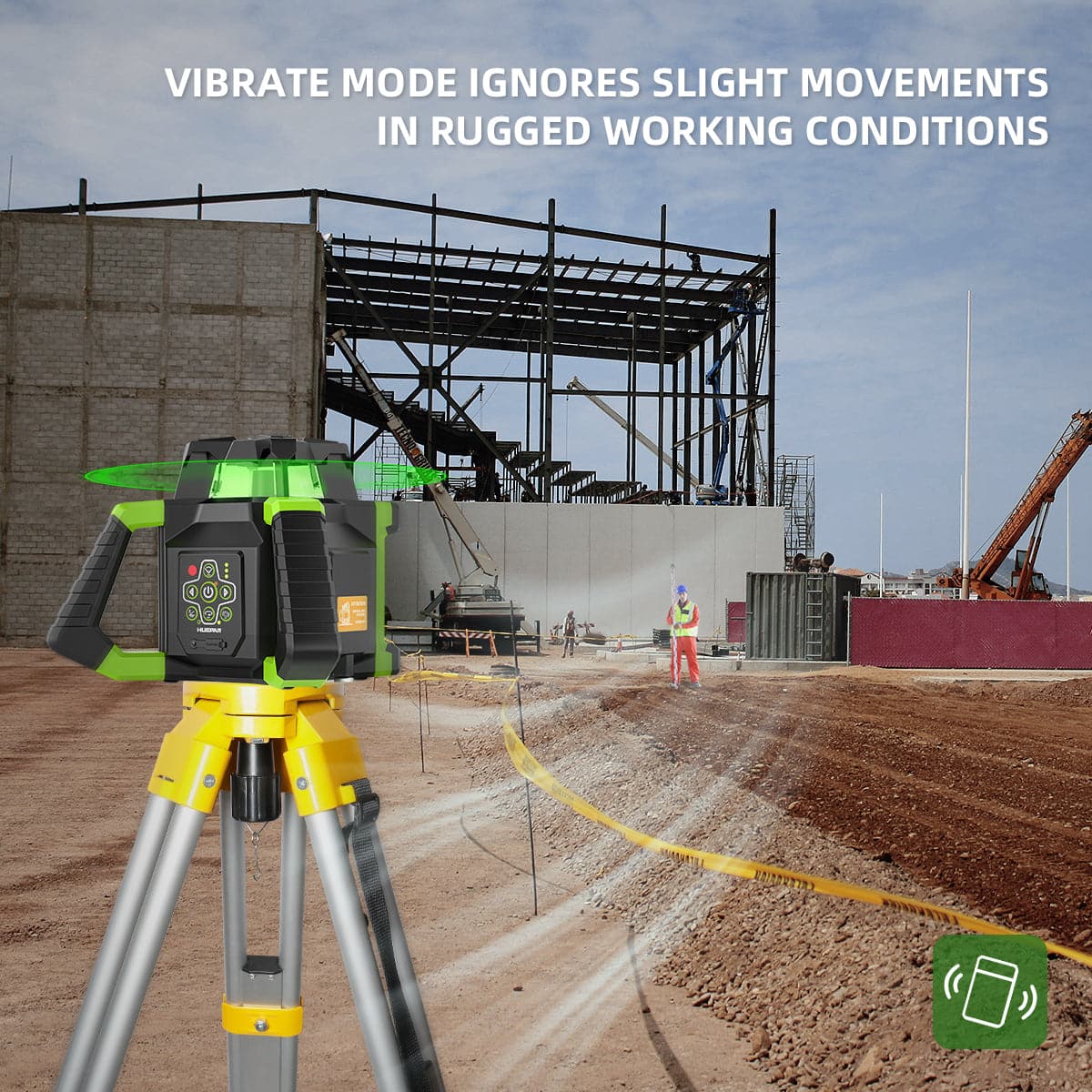 Huepar RL300HVG Laser Level - Rotary Laser Levels