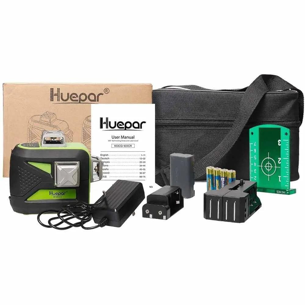 Huepar 603CG Laser Level - 3D Laser Levels