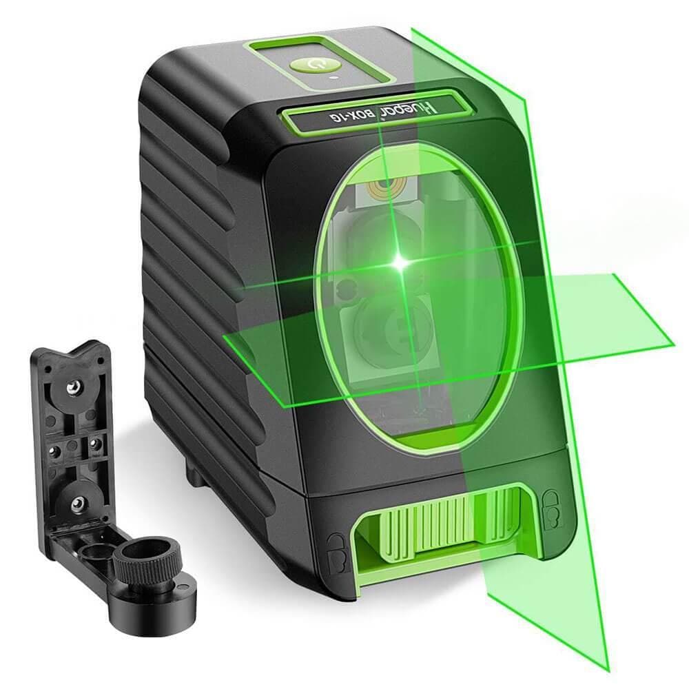 Huepar BOX1G Laser Level - Cross Line Laser Level