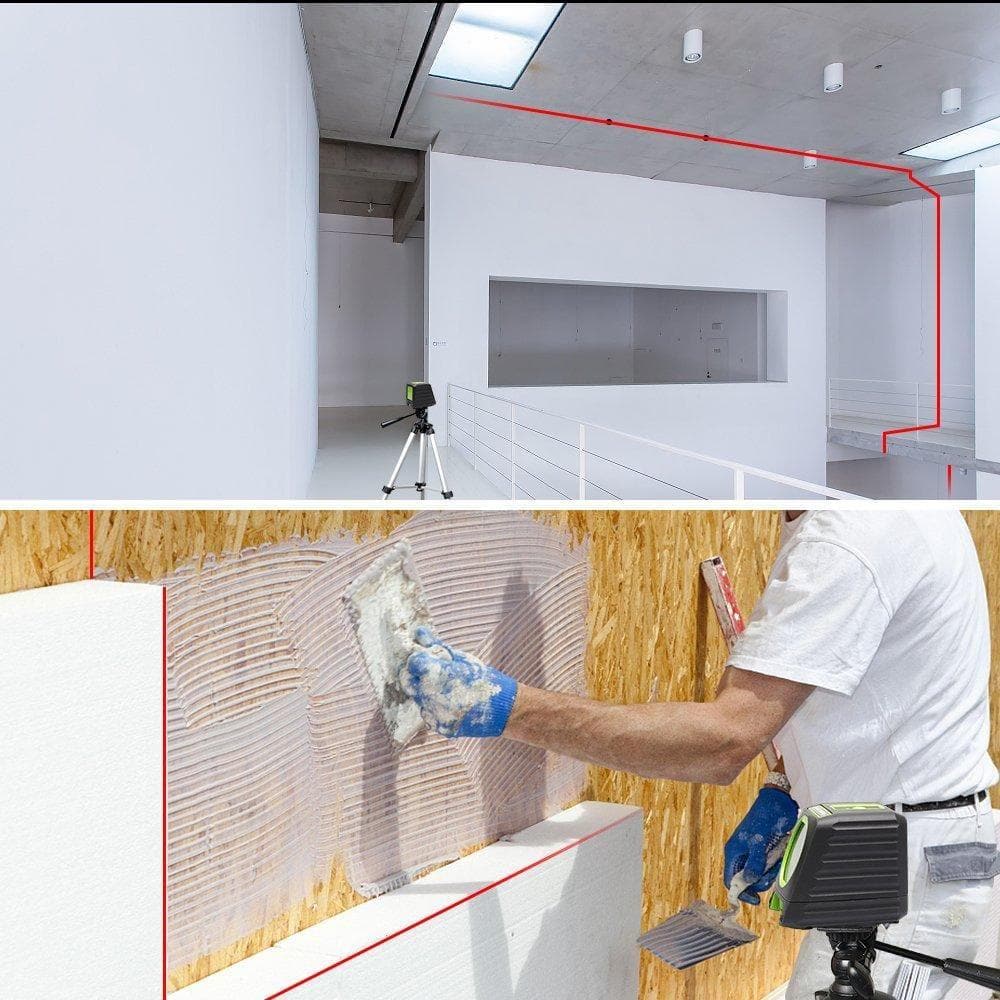 Huepar BOX1R Laser Level - Cross Line Laser Level