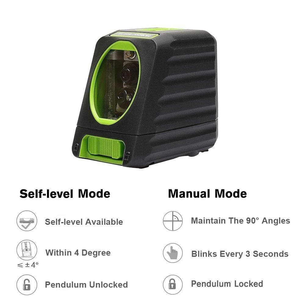 Huepar BOX1R Laser Level - Cross Line Laser Level