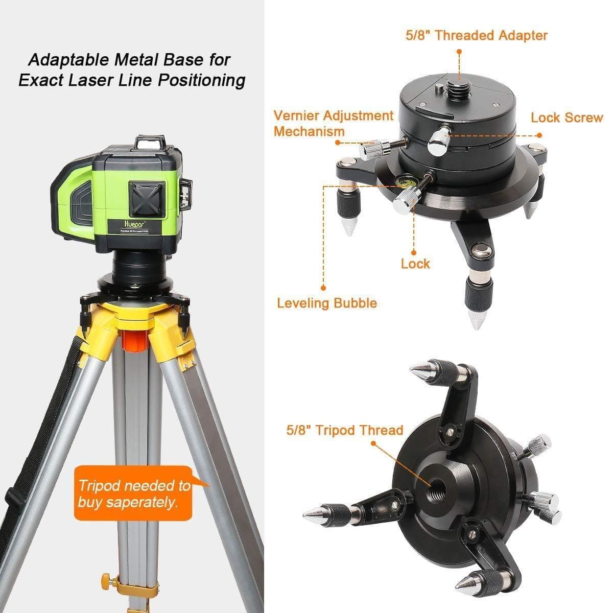 Huepar DT03CG+ Laser Level - 3D Laser Levels