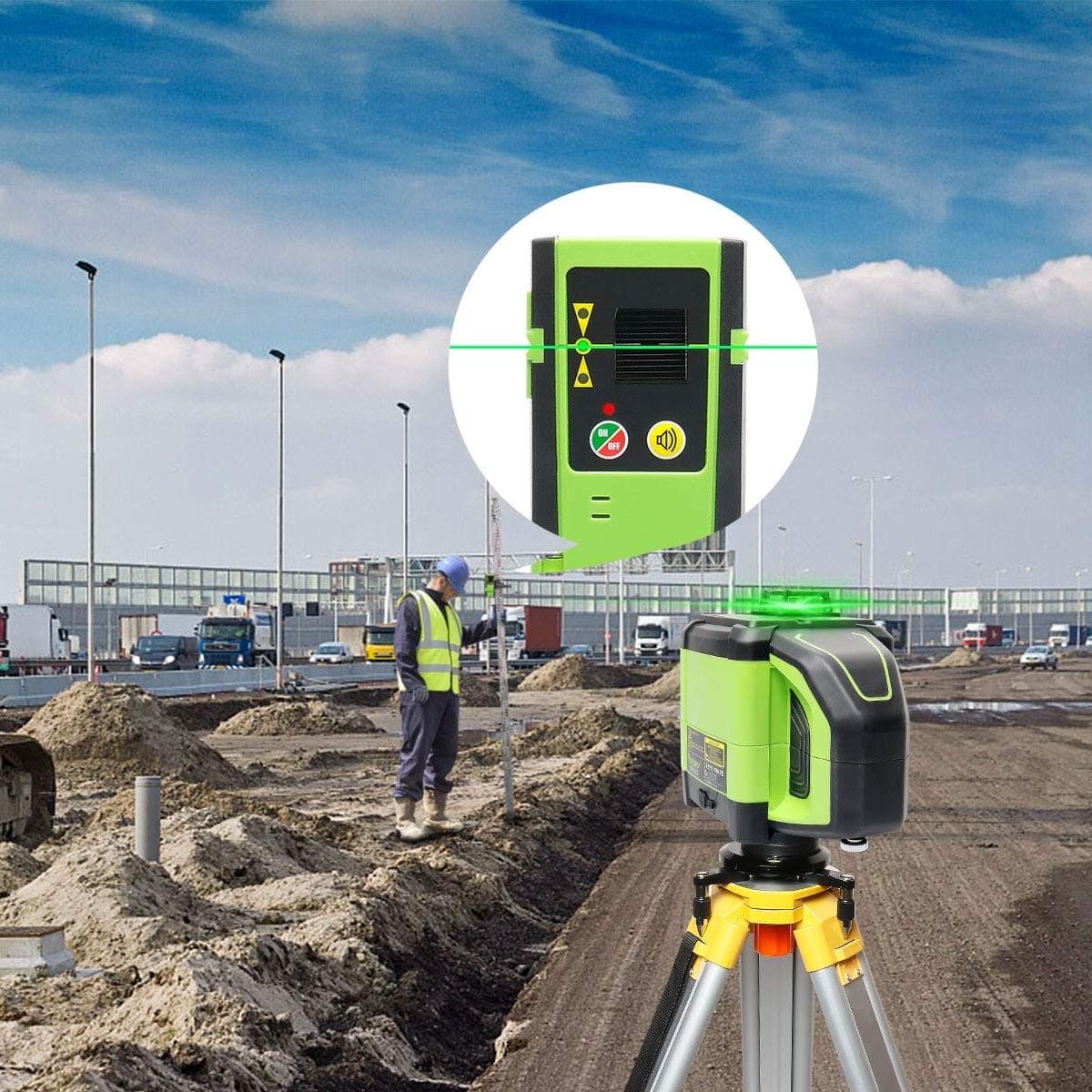 Huepar DT03CG+ Laser Level - 3D Laser Levels