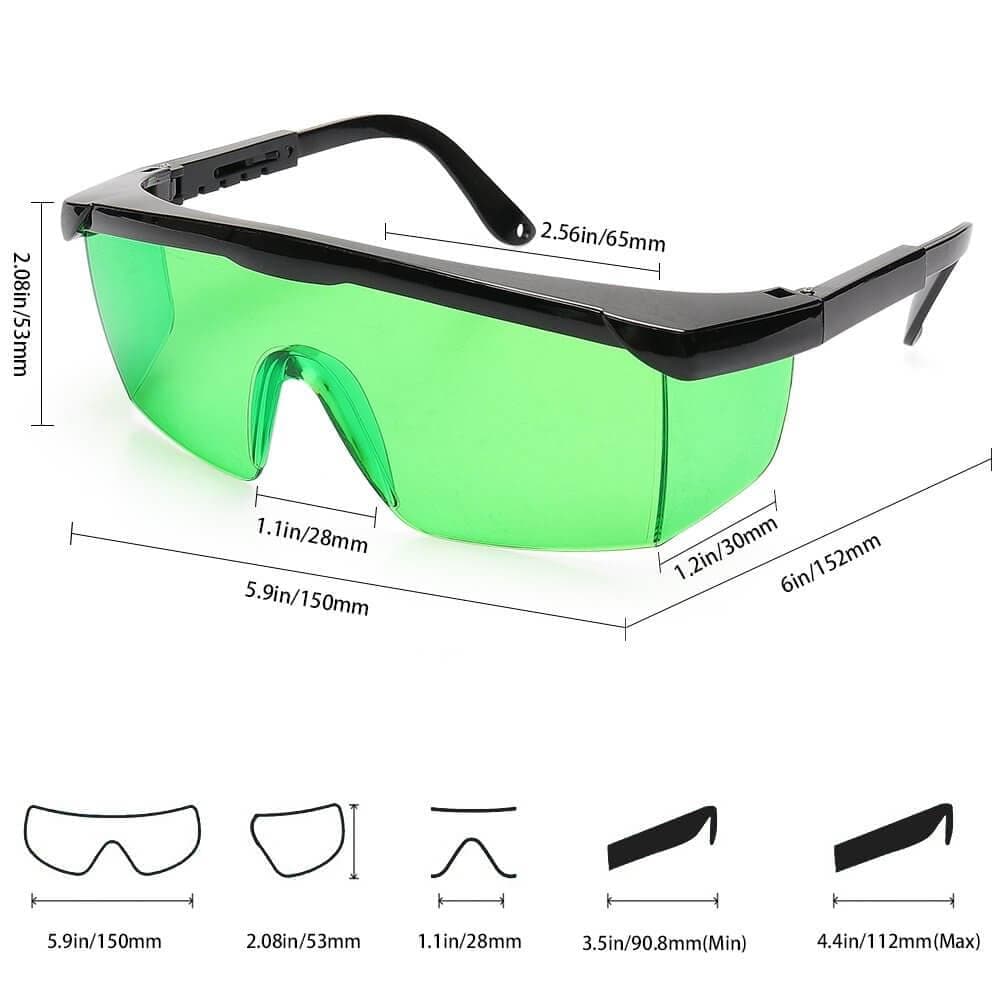 Huepar GL01G - Eye Protection Glasses - Protective Eyewear