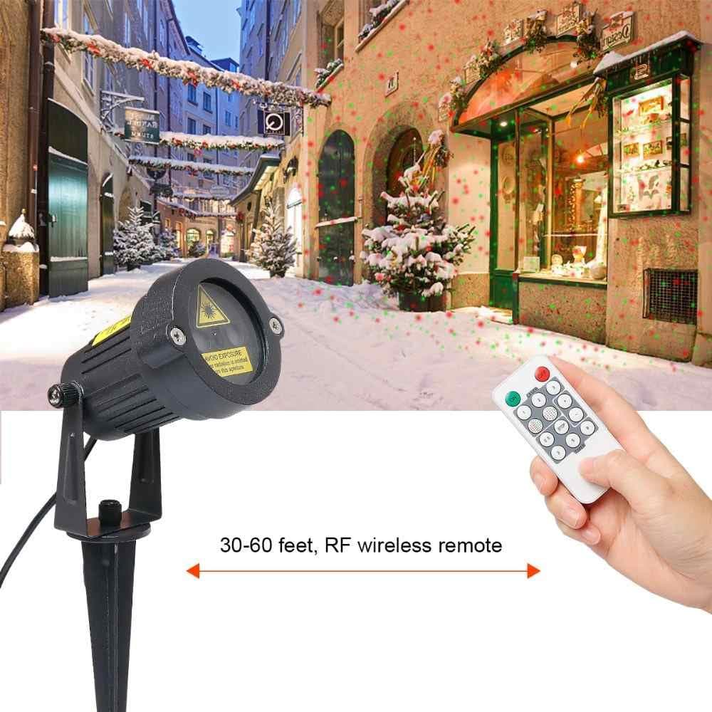 Huepar JGD - Indoor / Outdoor Remote Christmas Laser Light - LED Light Bulbs