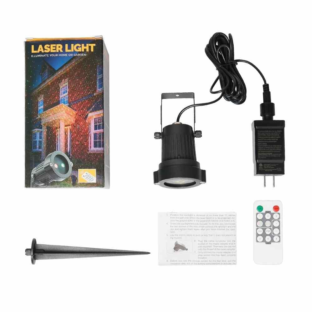 Huepar JGD - Indoor / Outdoor Remote Christmas Laser Light - LED Light Bulbs