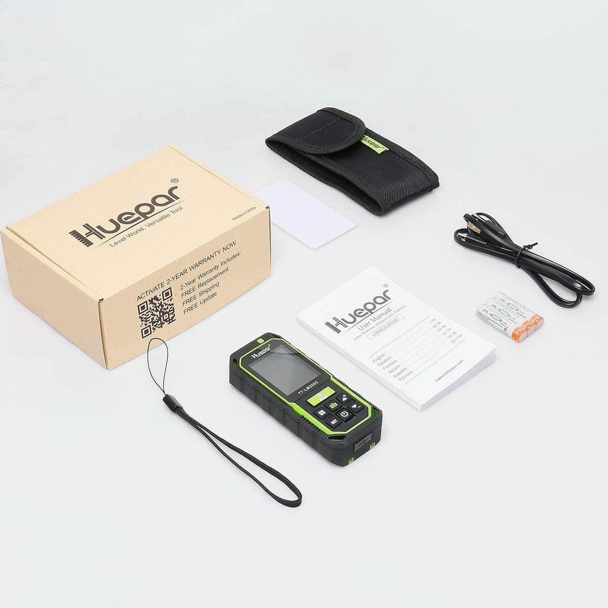 Huepar LM200C - 200M Laser Distance Meter - Laser Distance Meter
