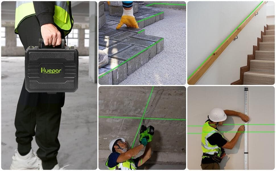 Huepar LS04CG Laser Level - 4D Laser Levels