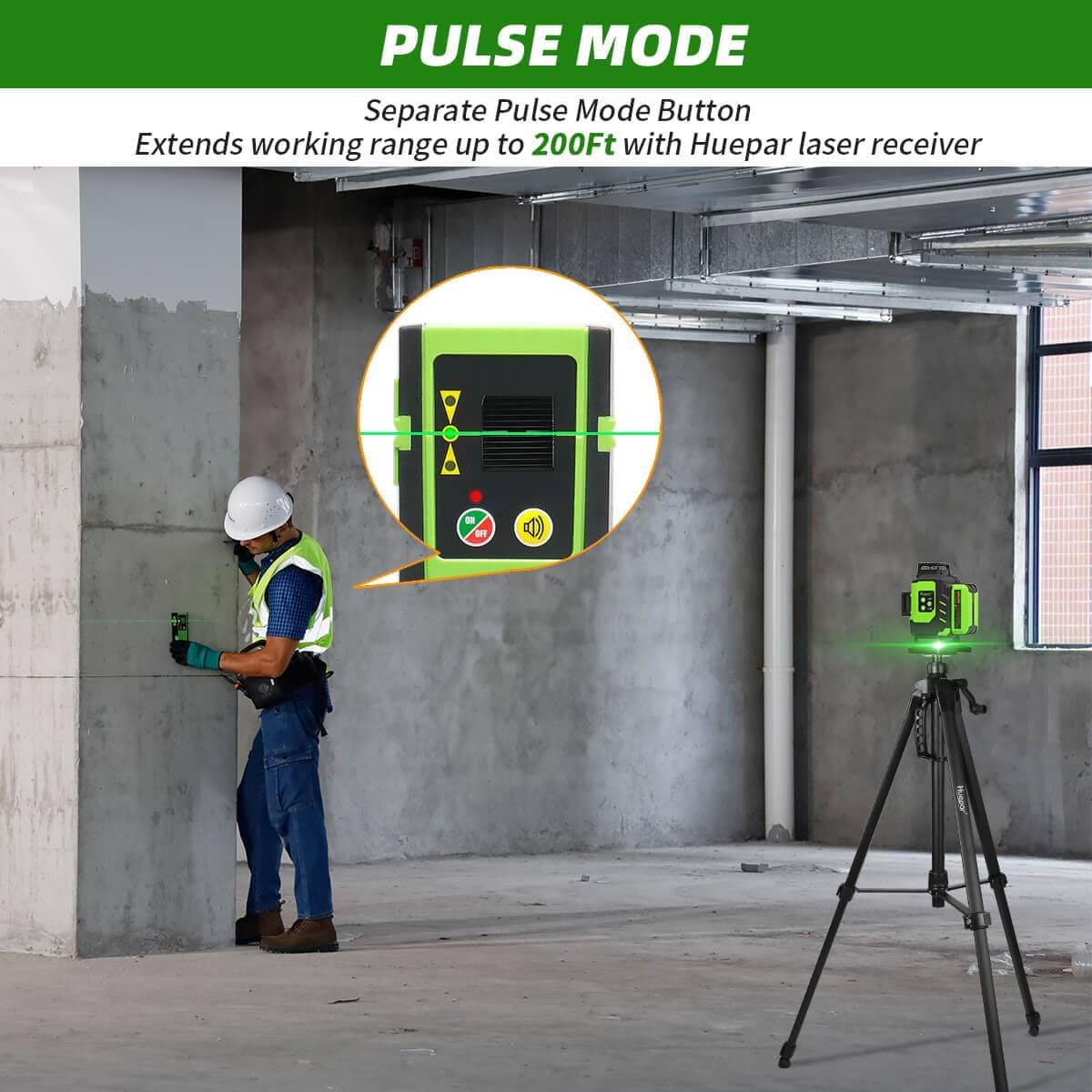 Huepar LS04CG Laser Level - 4D Laser Levels