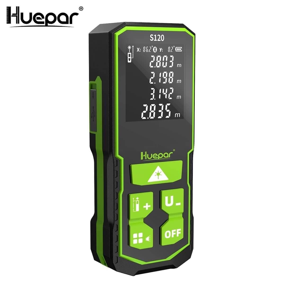 Huepar S120 - LCD Digital Laser Rangefinder - Laser Distance Meter
