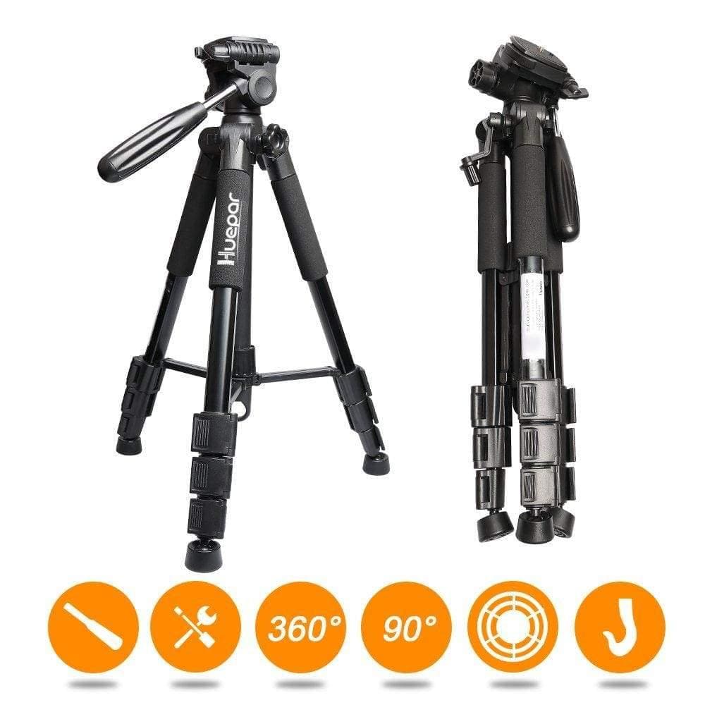 Huepar TPD14 - 56 inch/143cm Tripod Adjustable - Tripods