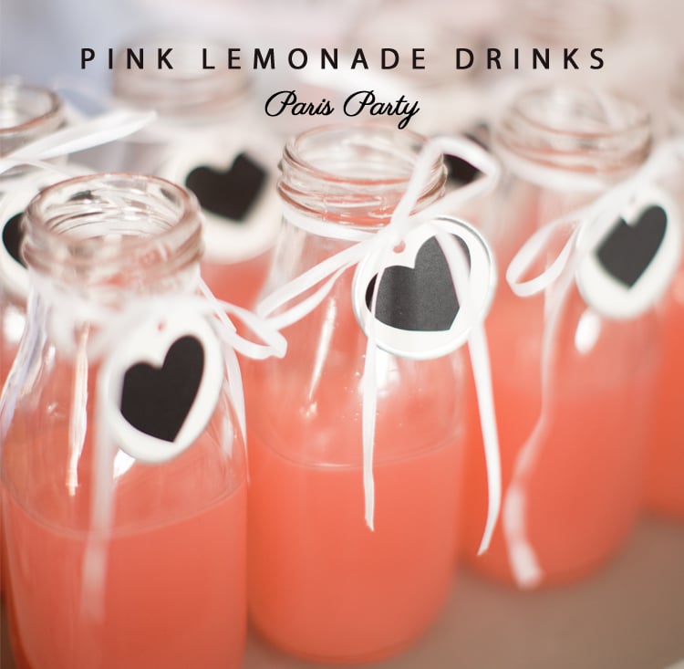 Paris Party Drinks for Kids