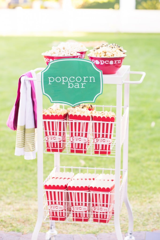 Simple DIY Popcorn Bar with Recipes