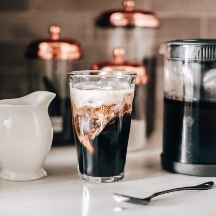 Iced Coffee with Cream