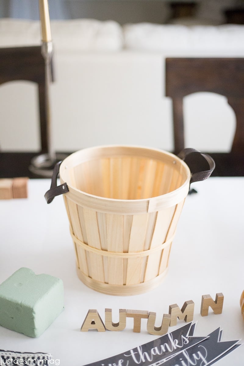 Simple Fall Centerpiece with Just Destiny Mag-10