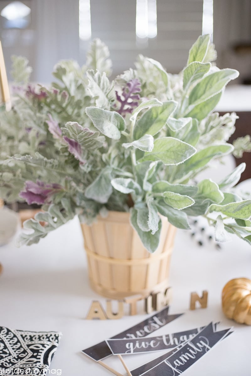 Simple Fall Centerpiece with Just Destiny Mag-14