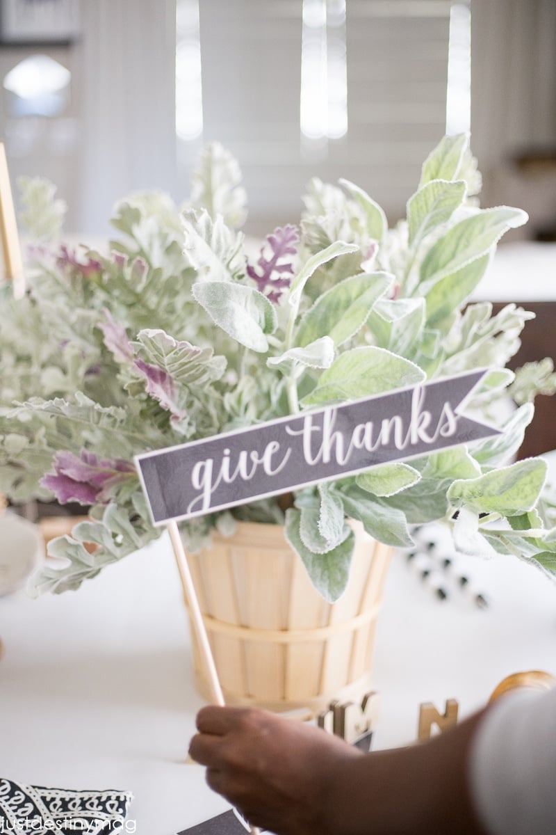 Simple Fall Centerpiece with Just Destiny Mag-17