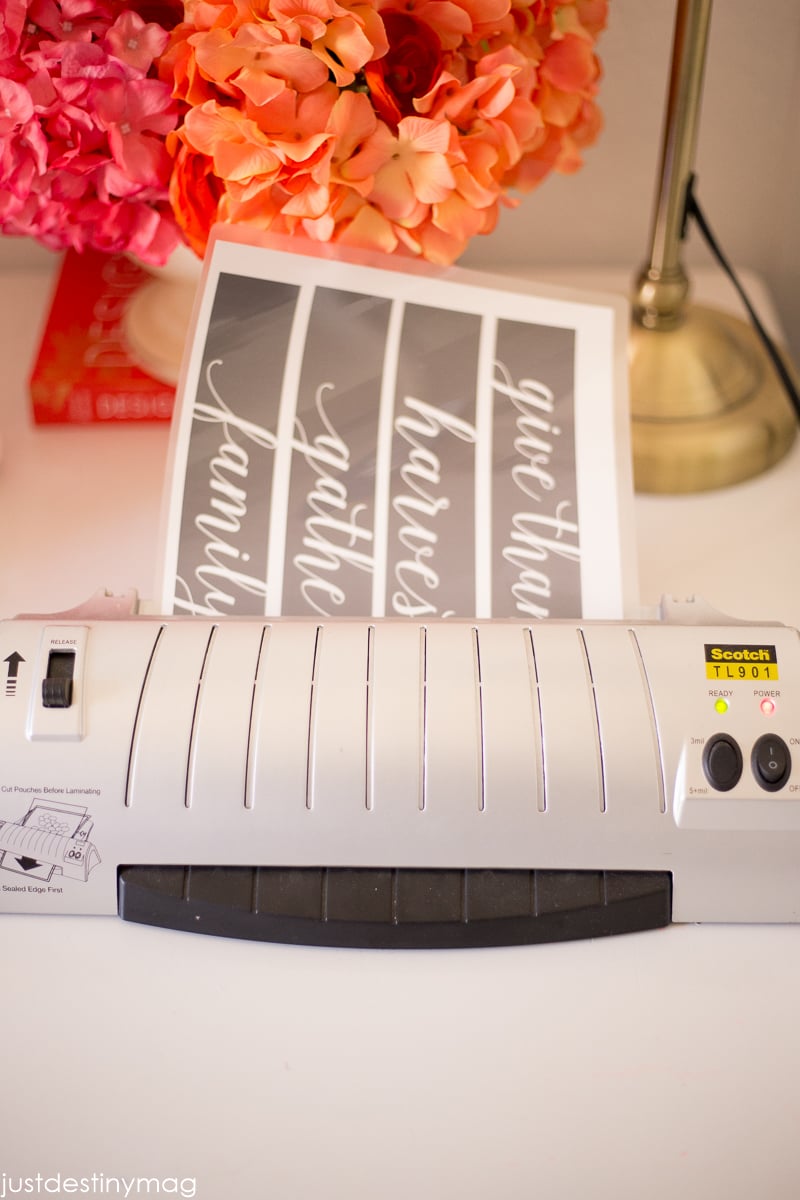 Simple Fall Centerpiece with Just Destiny Mag-2