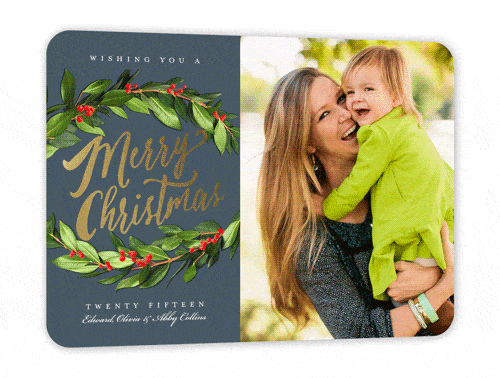 Merry Christmas Gold Foil Card