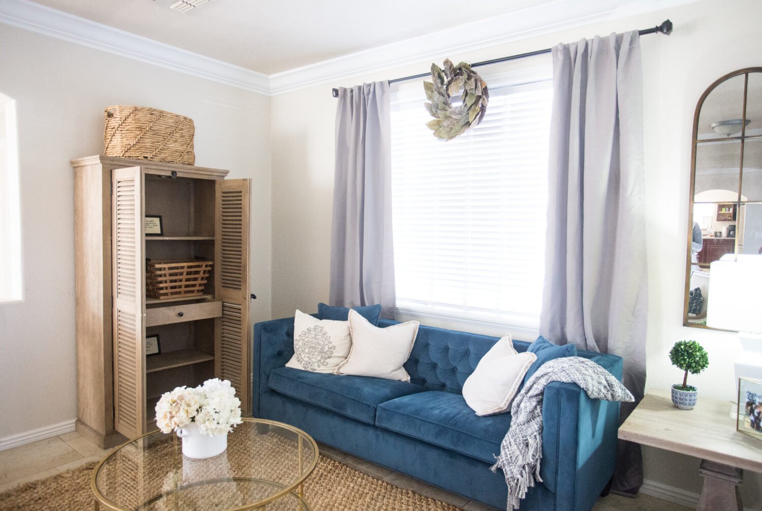 Family Friendly Living Room Makeover with Home Depot