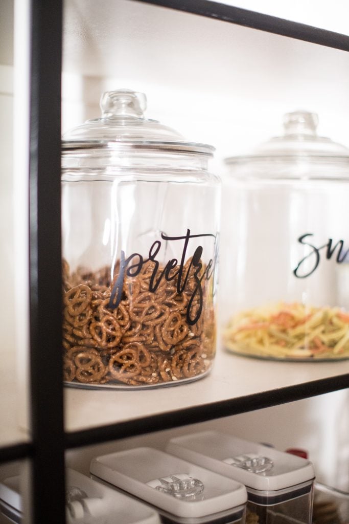 Snack glass containers for Pantry