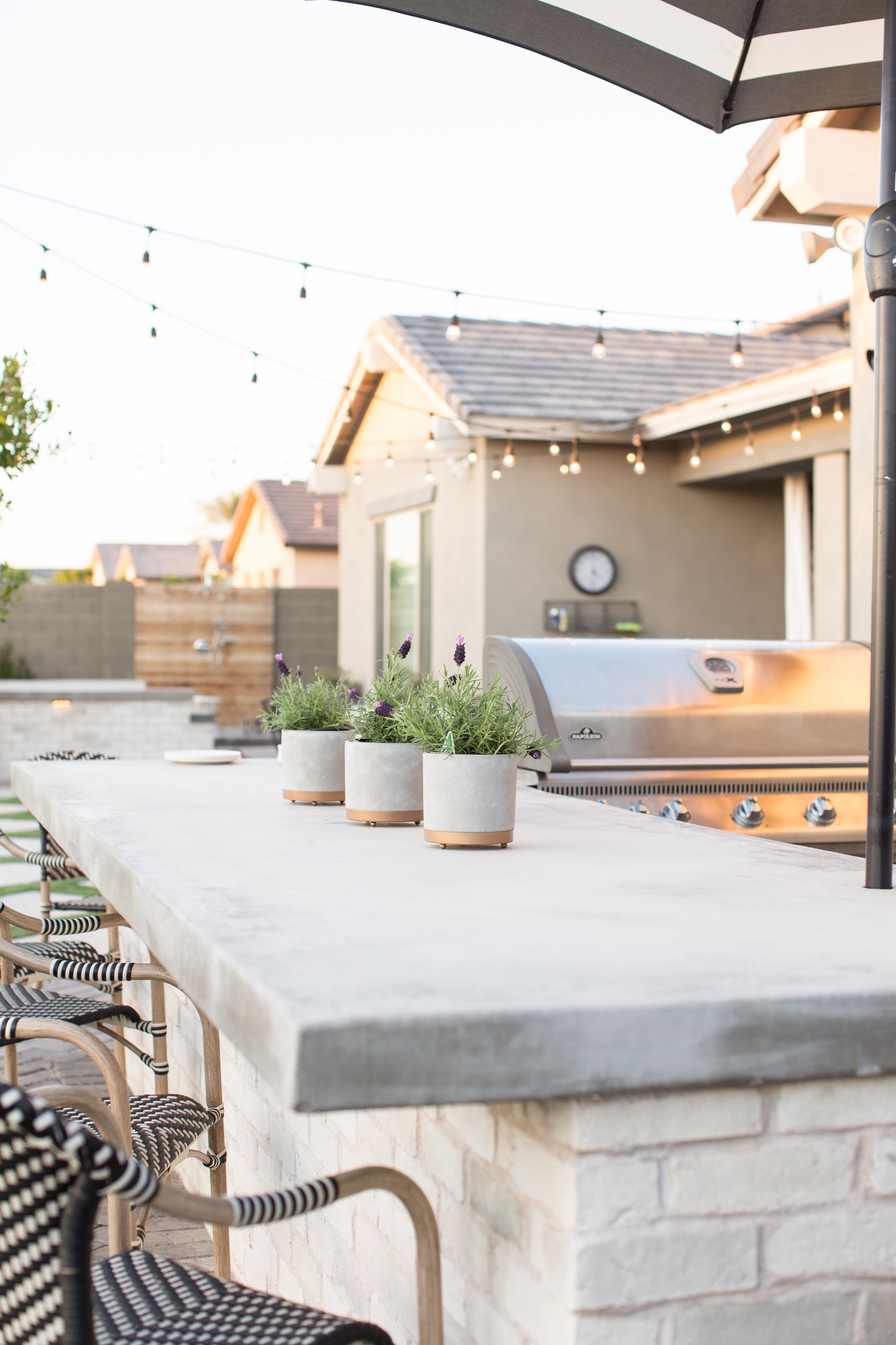Outdoor Kitchen Countertop Concrete