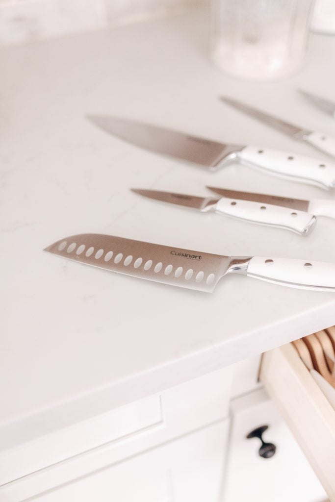 Cuisinart White Knife Set