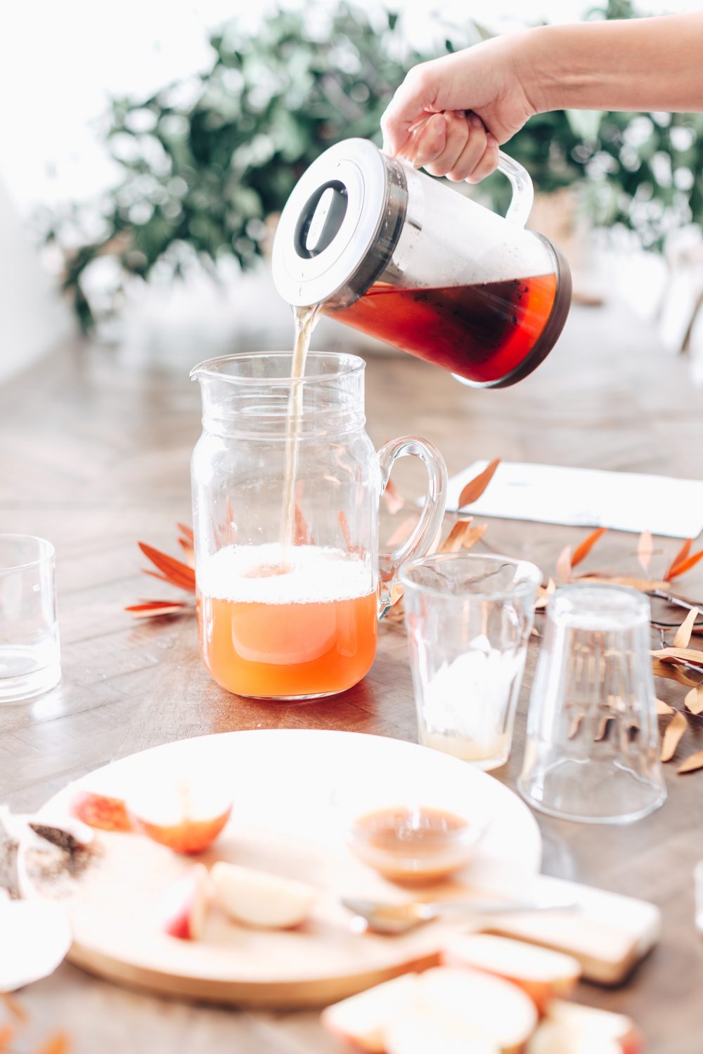 How to make apple cider iced tea 