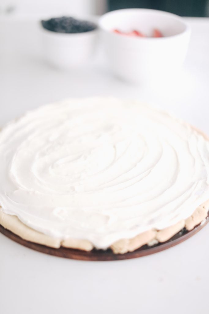 Fruit Pizza for Fourth of July