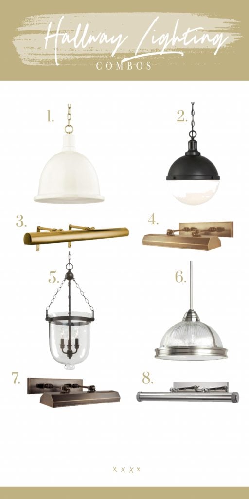 Favorite Hallway Lighting Combinations