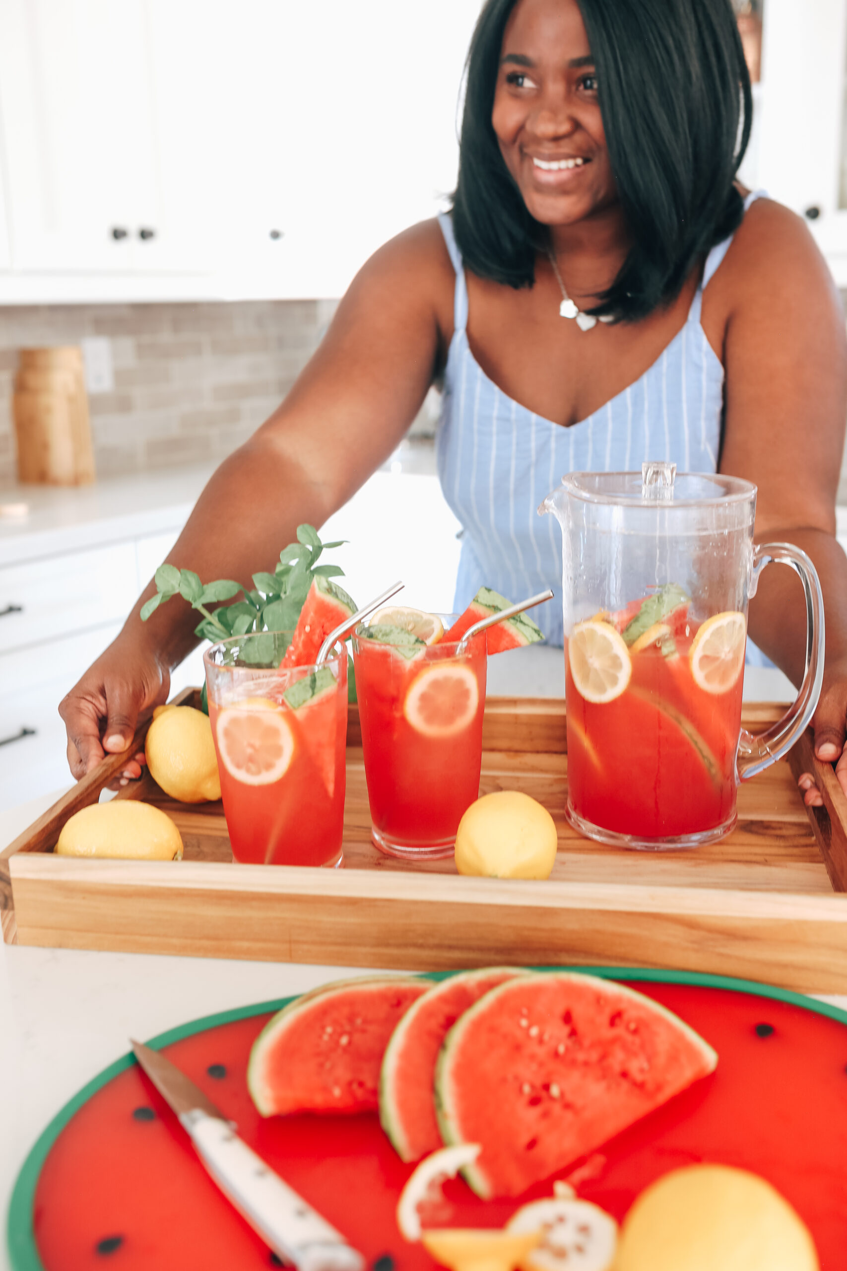 How to Make Watermelon Lemonade