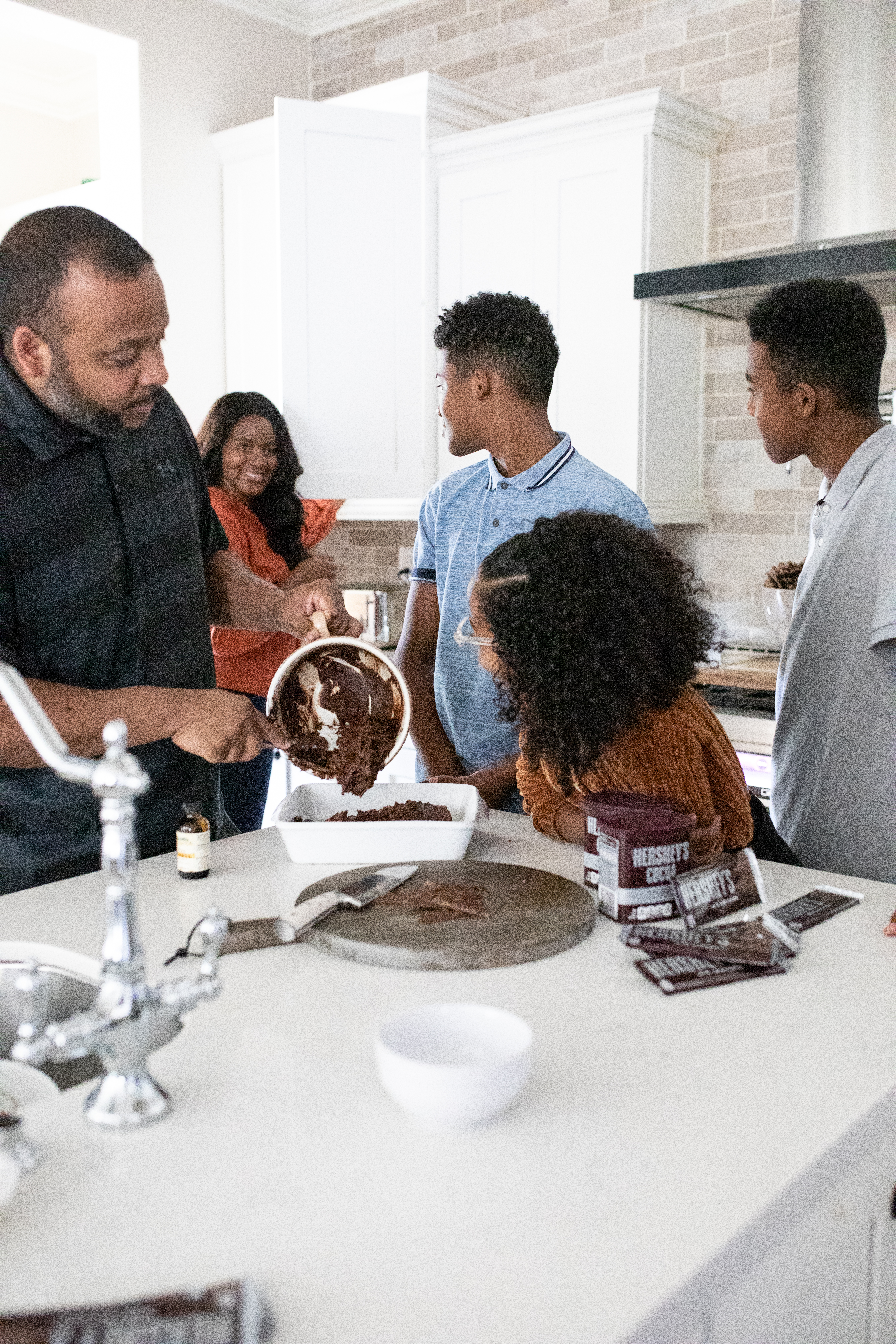 hershey's best brownie with family