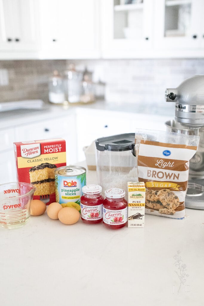 Pineapple Upside Down Cake IngredientsPineapple Upside Down Cake Recipe Using Cake Mix